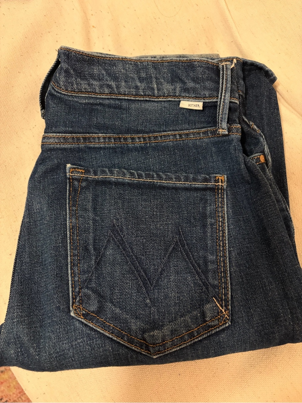 Mother Midrise Smokin Double Heel Jeans - Picture 2 of 5